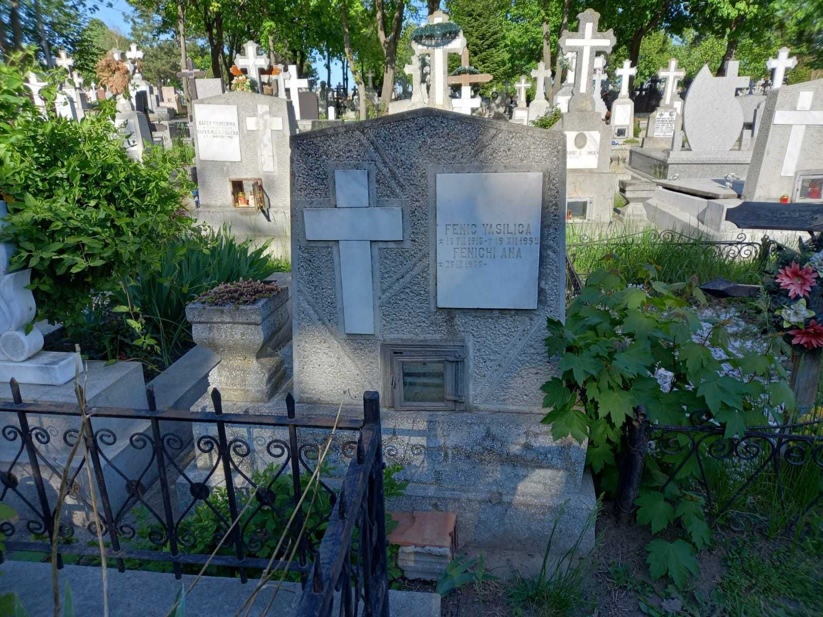 Loc de veci, cavou cu doua cripte - Cimitir Sf. Petru si Pavel