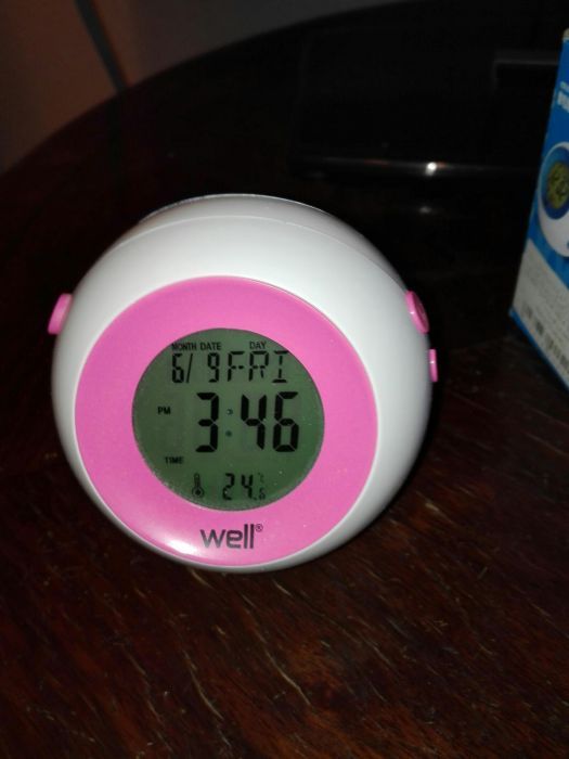 Alarm Clock Bubble PINK