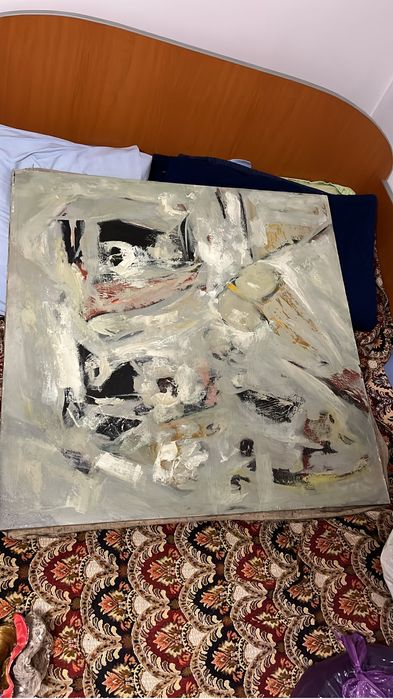 Tablou vechi autor Mihai Noroc “Spatiu Romanesc”