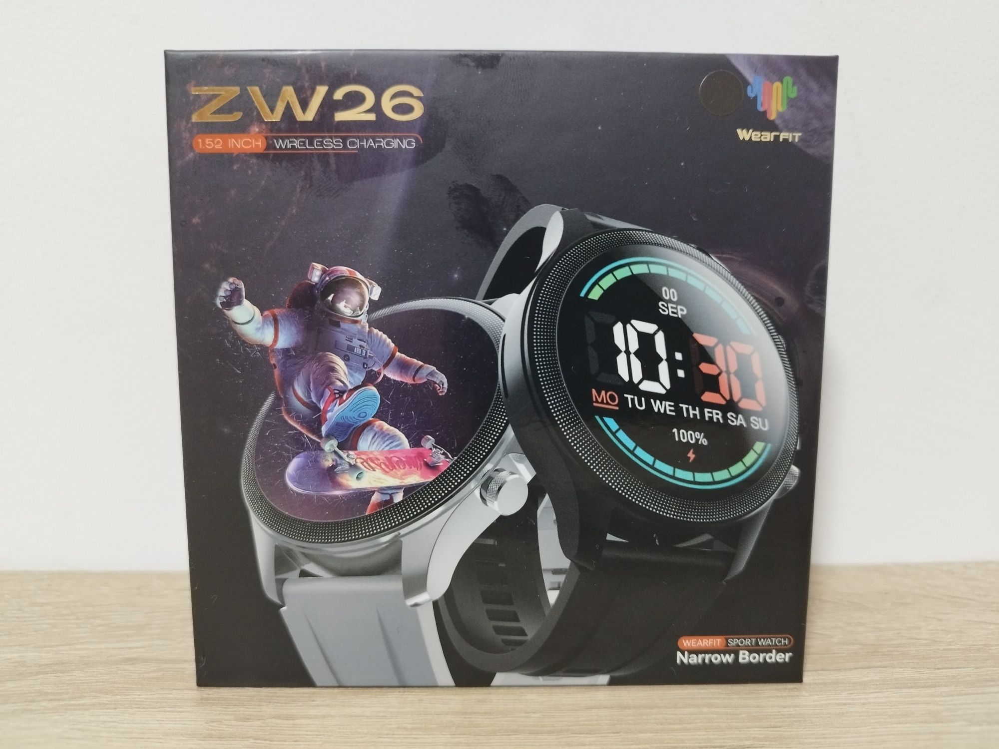 Ceas Bărbați Wearfit ZW26 Sport Smartwatch ,Incărcare wireless