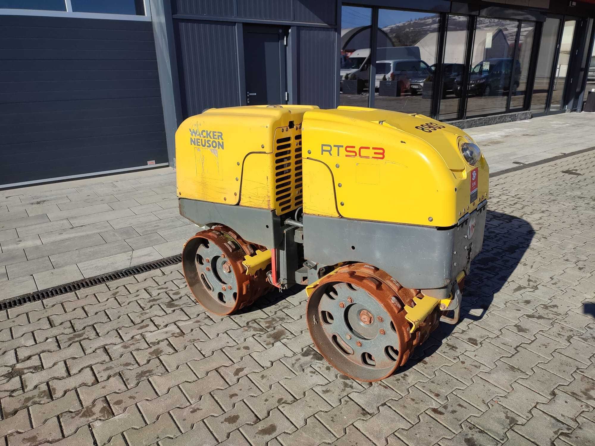 Cilindru vibro-compactor cu telecomanda Wacker Neuson RTK-SC3