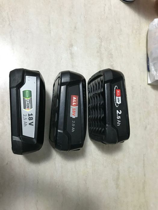 Baterie Acumulator Bosch 18v For All de 2A, și 2,5A