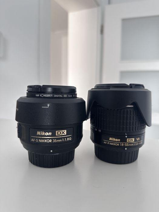DSLR Nikon D5300 + 2 obiective kit complet