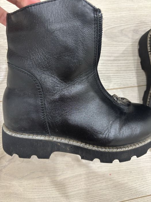 Сапоги кожаные для девочки в отл состоянии