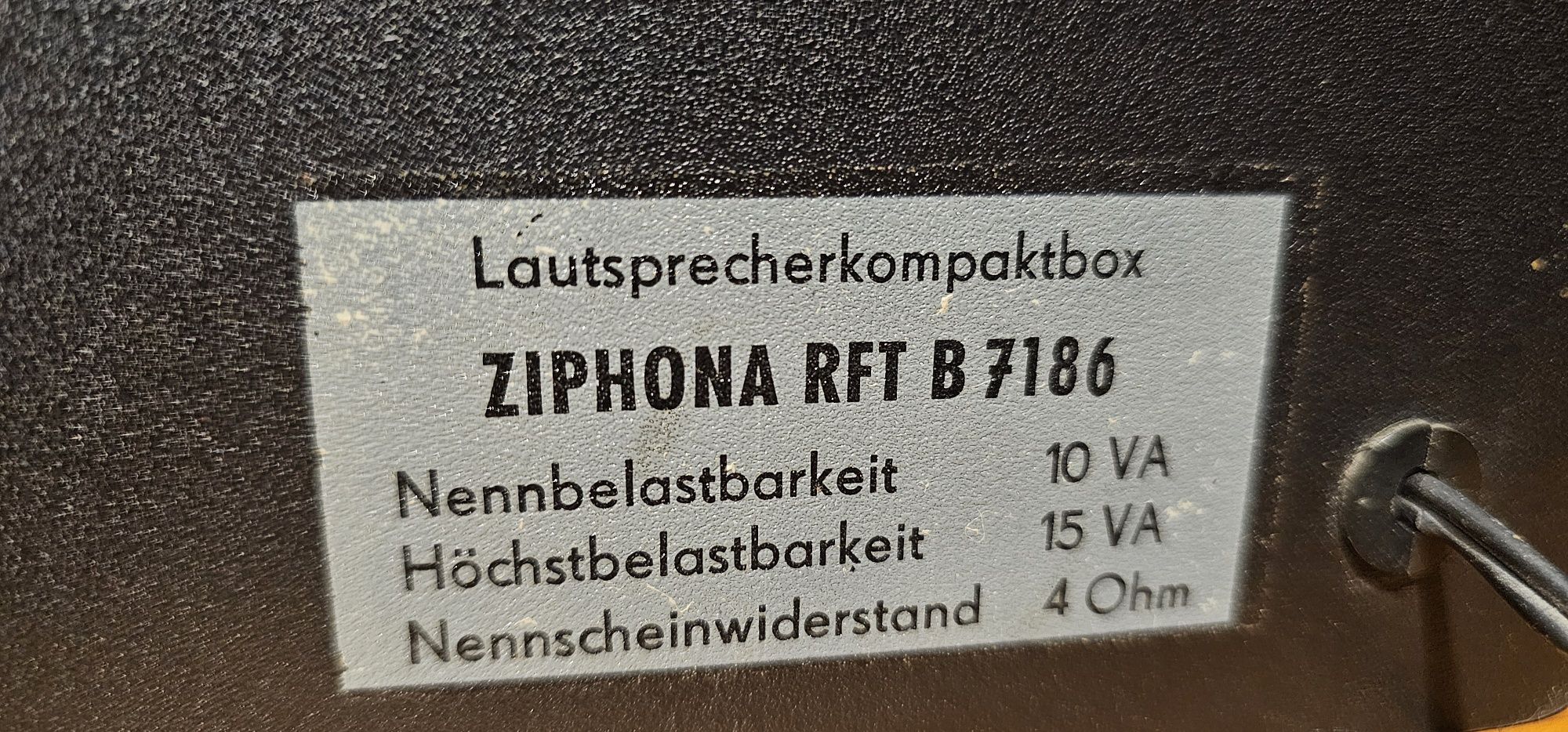 Boxe audio Ziphona RFT B 7186 ca si Sony