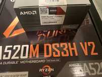 Placa de baza GIGABYTE A520M DS3H V2+ AMD Ryzen 7 5700G 3.8Ghz+16gb