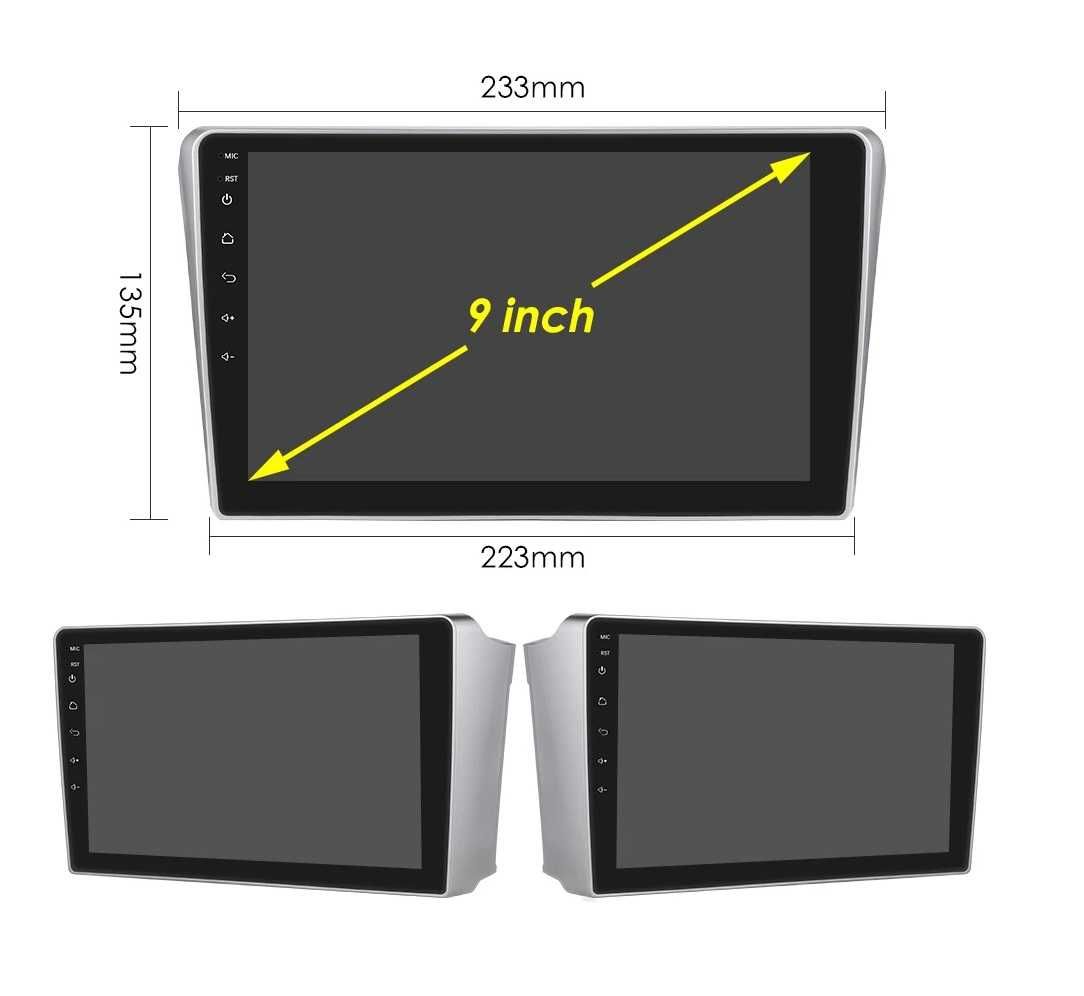 Мултимедия 9" Android 12 за Toyota Avensis II T25 навигация CARPLAY