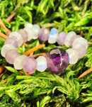 Inel elastic cu cristale naturale - handmade