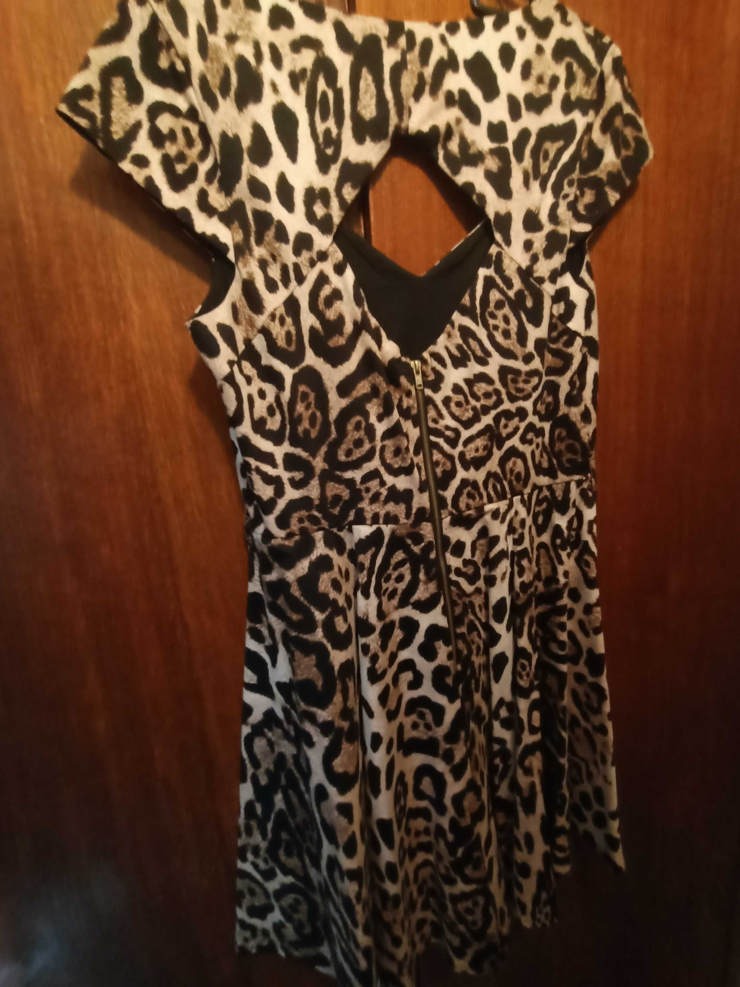 Rochie animal print  de zi