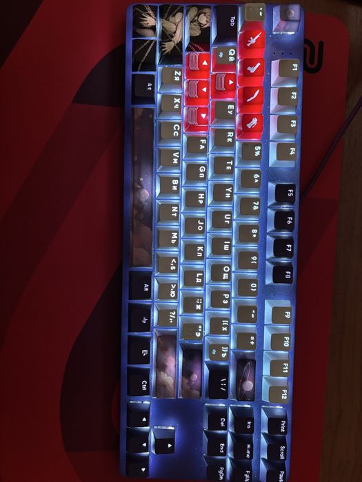 Клавиатура Red Square Keyrox TKL Hyperion RSQ-20039 фиолетовый