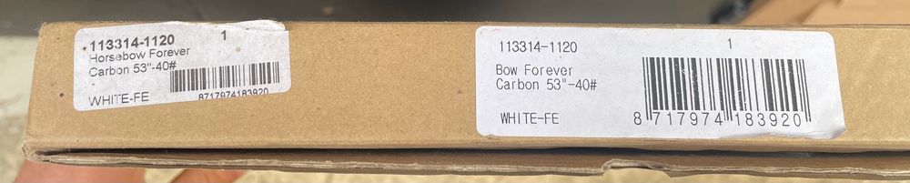 Корейски лък White Feather Horsebow Forever Carbon - 53”