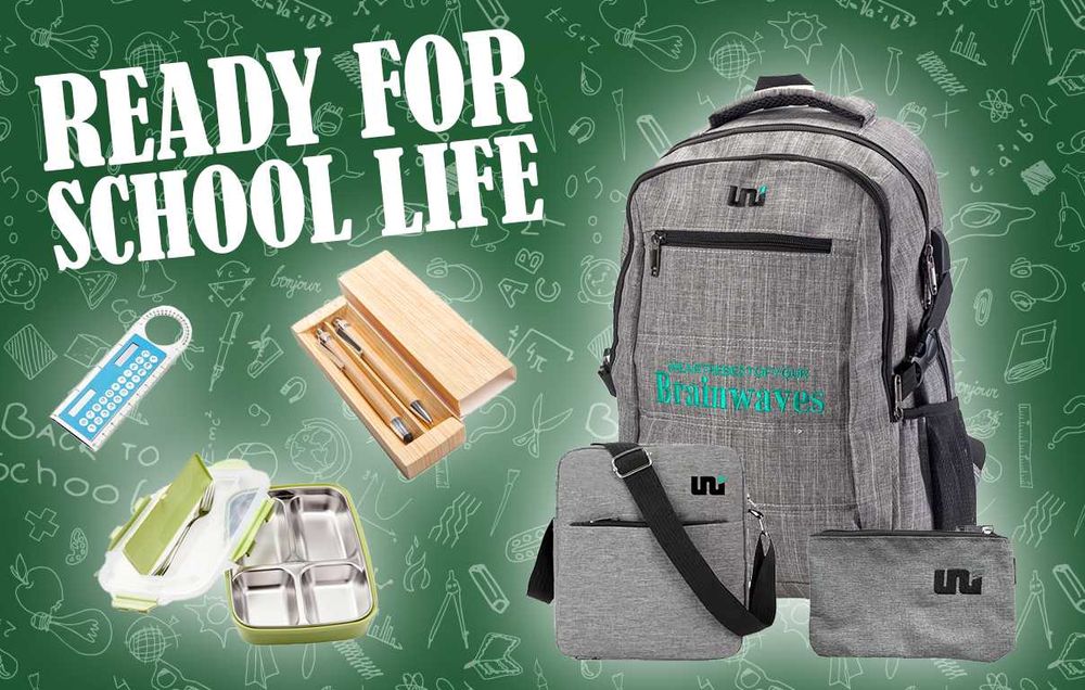 READY FOR SCHOOL - раница с USB, кутия за обяд и още