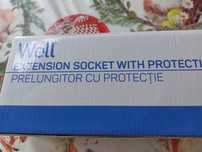 Prelungitor cu protectie la supratensiune Well
