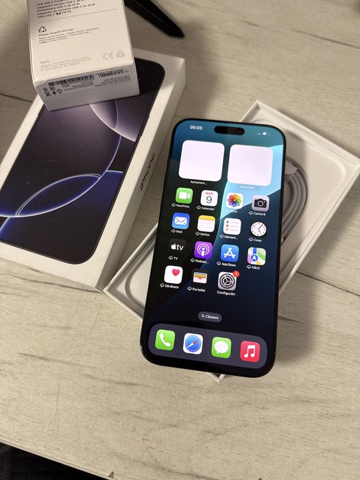 Iphone 16 Pro Max 256Gb Full Box Intretinut Adaptor cadou