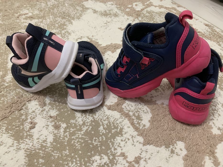 Сет детски обувки Reebok и Kappa