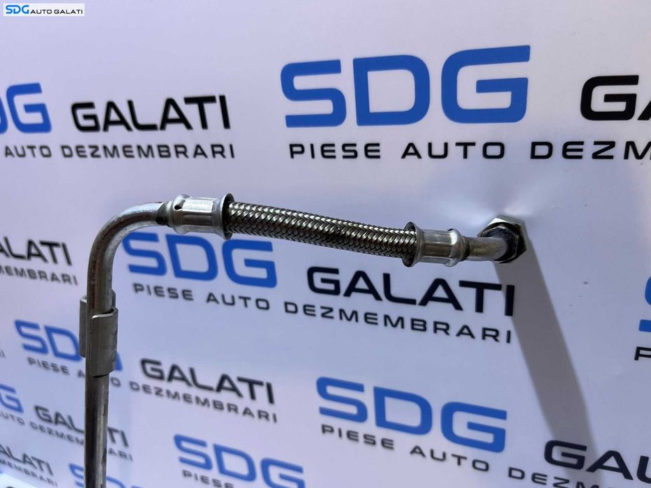 Teava Conducta Retur Ulei Turbo Turbina Turbosuflanta Volkswagen Passat B5 1.8 T AEB APU 1997 - 2001 Cod 058145778