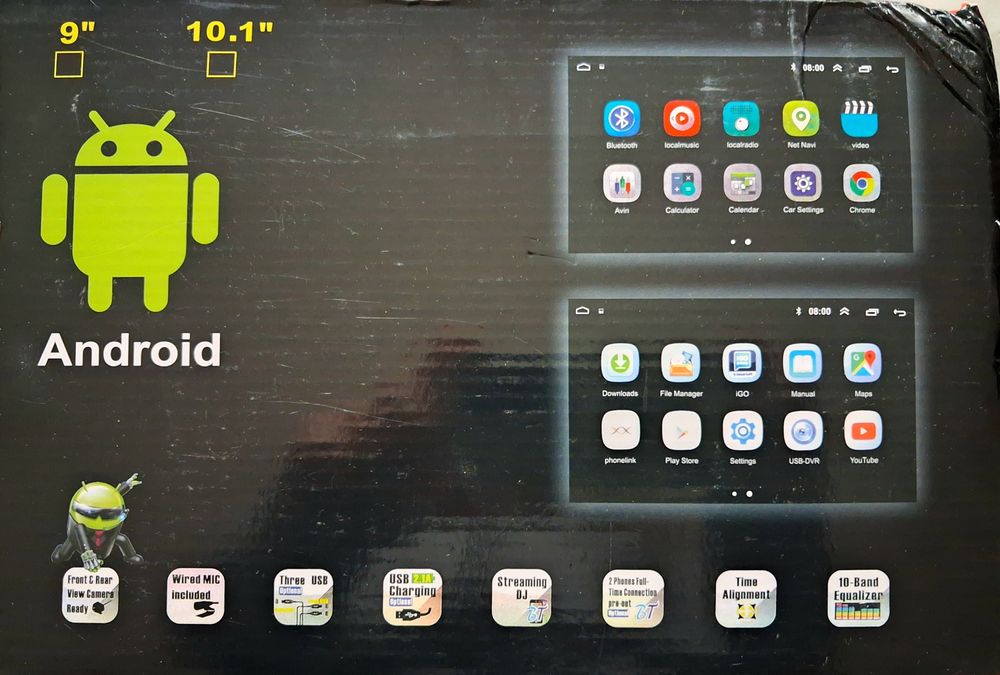 Андроид ауто - Двоен дин