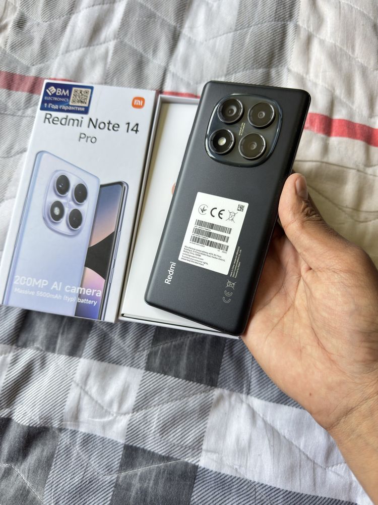 Redmi note 14 pro 8/256 yangidek hali