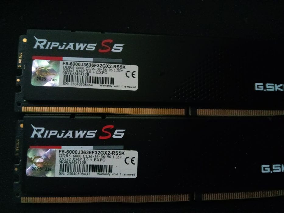 Кит 64 Гб ддр 5 6000mhz gskill