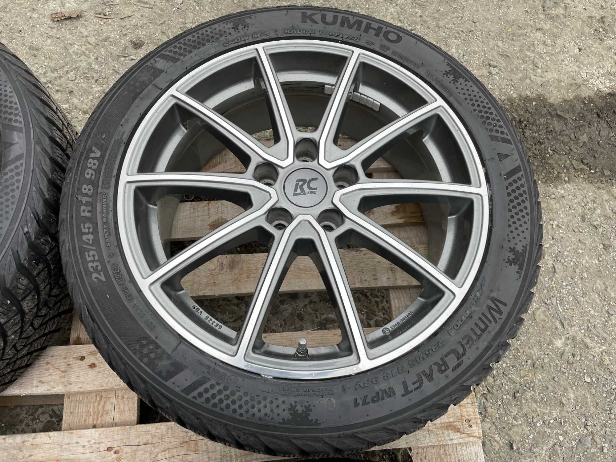 18 джанти 5х115 OPEL INSIGNIA Опел Инсигния 7,5J et41 235/45/18 Kumho