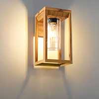 Външна стенна лампа BRIMMEL, Алуминиево дърво, Стенен фенер