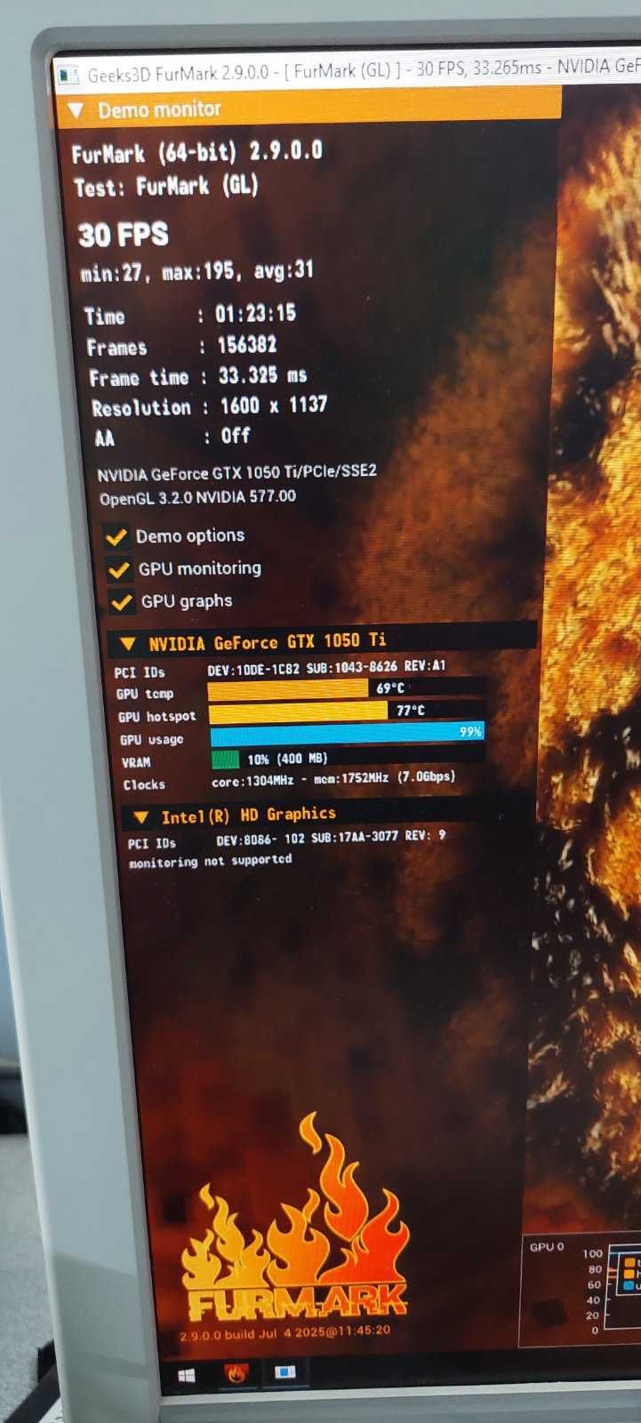 ASUS GeForce GTX 1050 Ti 4GB GDDR5 – Отлично състояние