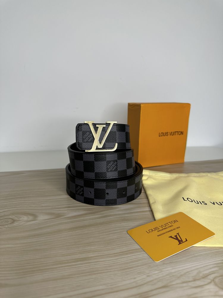 Curea Louis Vuitton piele canvas 100% cutie inclusă cadou