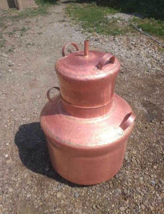 Cazan de tuica din cupru (arama) de diferite modele si dimensiuni