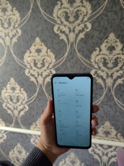 Infinix smart 6 64gb sotiladi aybi sensr siniq iwlawiga tasiri yo
