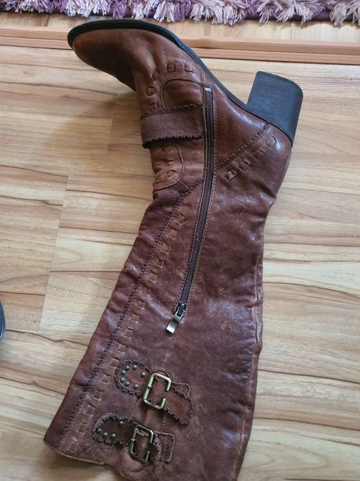 Сапоги, натуральная кожа. Турция. 38 размер