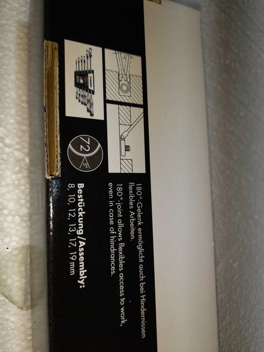 Chei combinate clichet cu  articulatie WÜRTH set 6