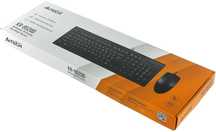 Комплект (клавиатура + мышь) A4TECH KR-8520D Black