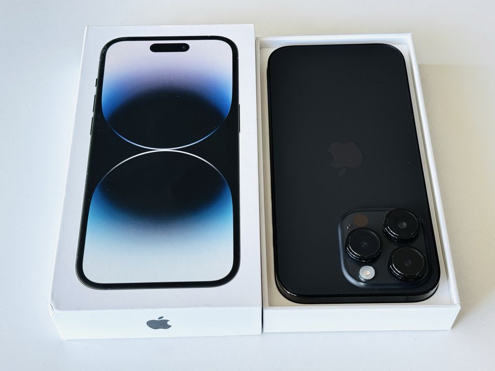 НОВ! Iphone 14 Pro 128GB Black Гаранция 1 година
