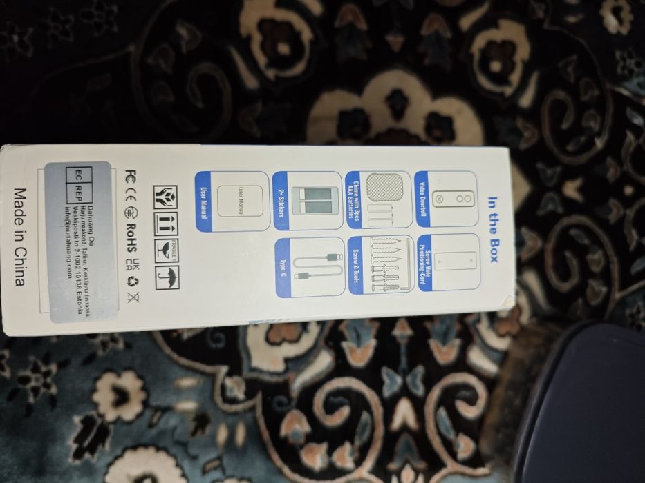 Sonerie inteligenta cu camera și microfon