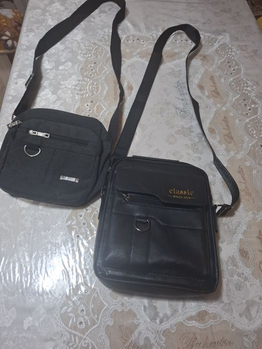 Сумки через плечо мужские новые