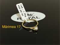 Bijuteria Royal CB : Inel dama cu perla aur 14k 1,70gr mărimea 17