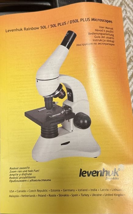 Микроскоп Levenhuk Rainbow 50L PLUS
