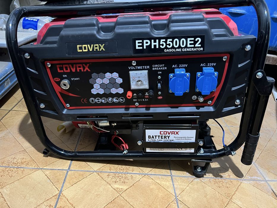 COVAX EPH5500E2 benzin generatori – 3 kVt, elektrostarter, Turkiya