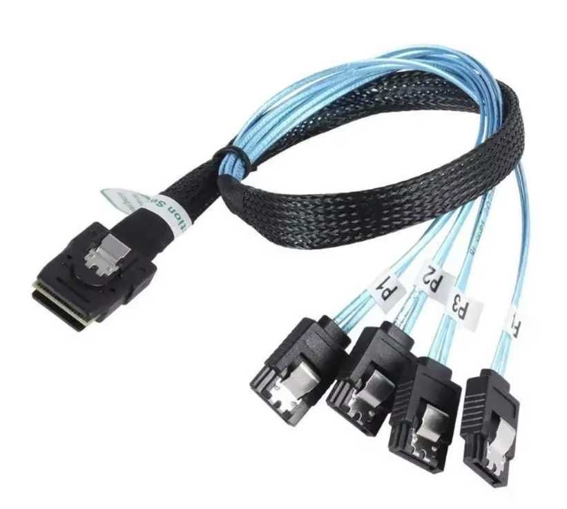 Кабель SAS SATA Mini-SAS SFF-8087 к 4 SATA