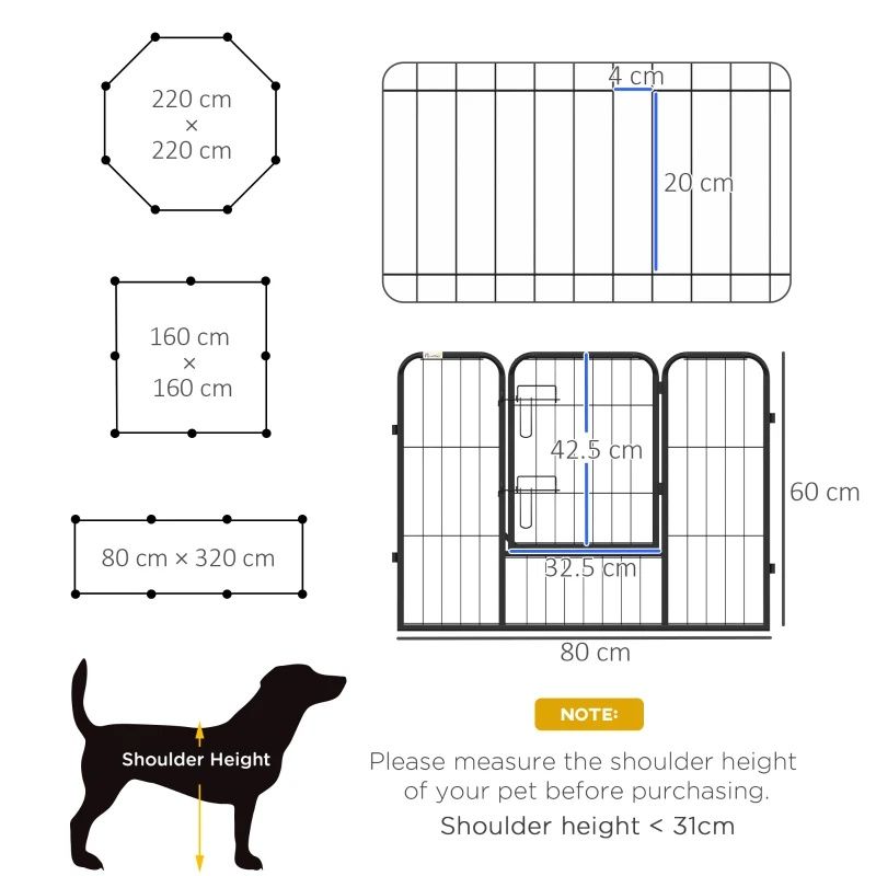 Padoc Tarc pentru caini sau alte animale de companie - Modular