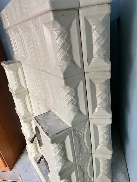 Sobă teracotă albă Nefolosită!