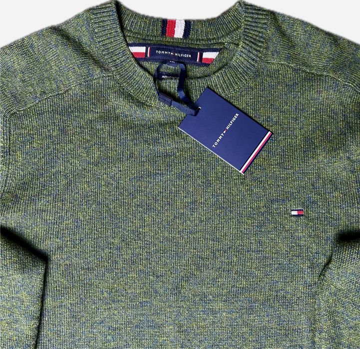 Tommy Hilfiger - Мъжки пуловер ( Мериносова Вълна 100%  ) / XXL