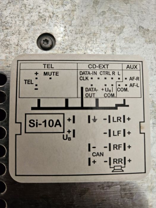 Radio cd player golf 6