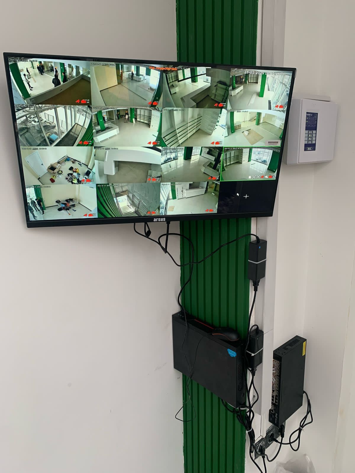 Установка видеонаблюдение камеры IP