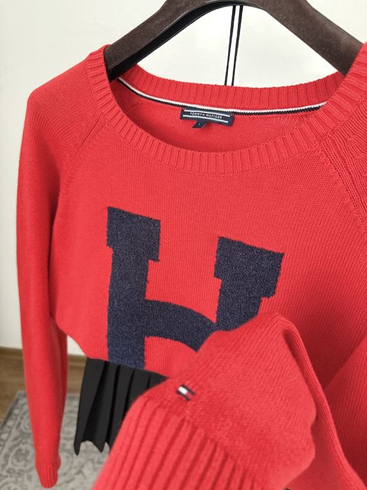 Tommy Hilfiger пуловер с вълна и памук