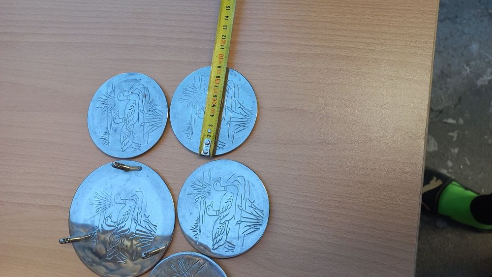 Метални поставки за чаши с изображение патици