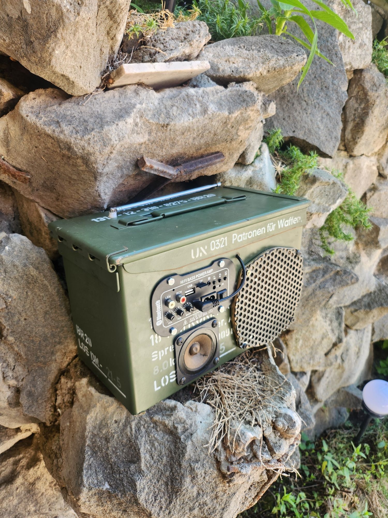 Boombox, radio Bluetooth, handmade, unicat, boxa portabila, idee cadou