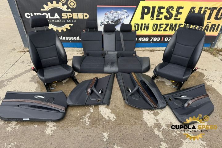 Interior complet cu fete usi mahon (de Europa) BMW Seria 3 E91 [2004