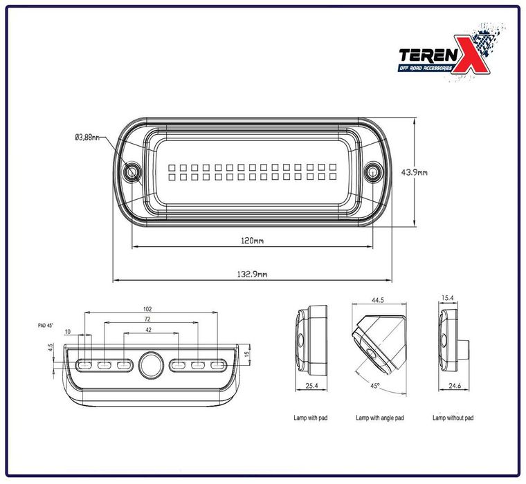 Proiector lampă de lucru  LED WAS cod 1501
