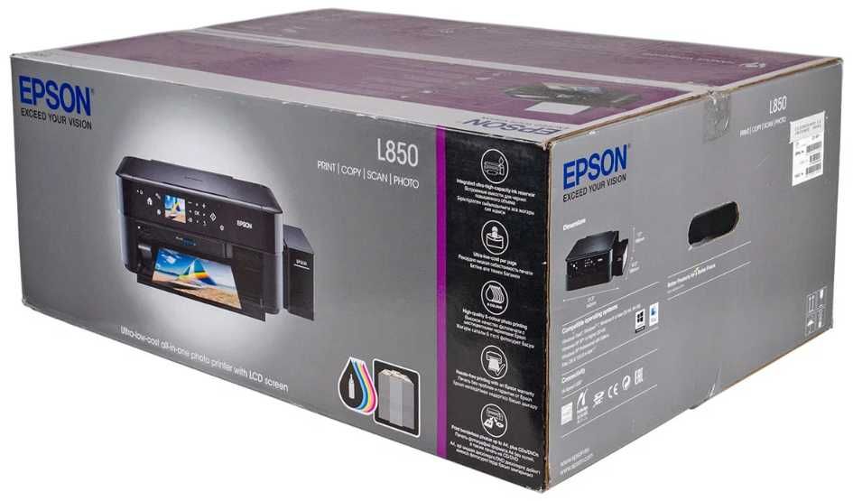 МФУ EPSON L850 струйный 6-цветный А4. Доставка по Узб. Перечисление